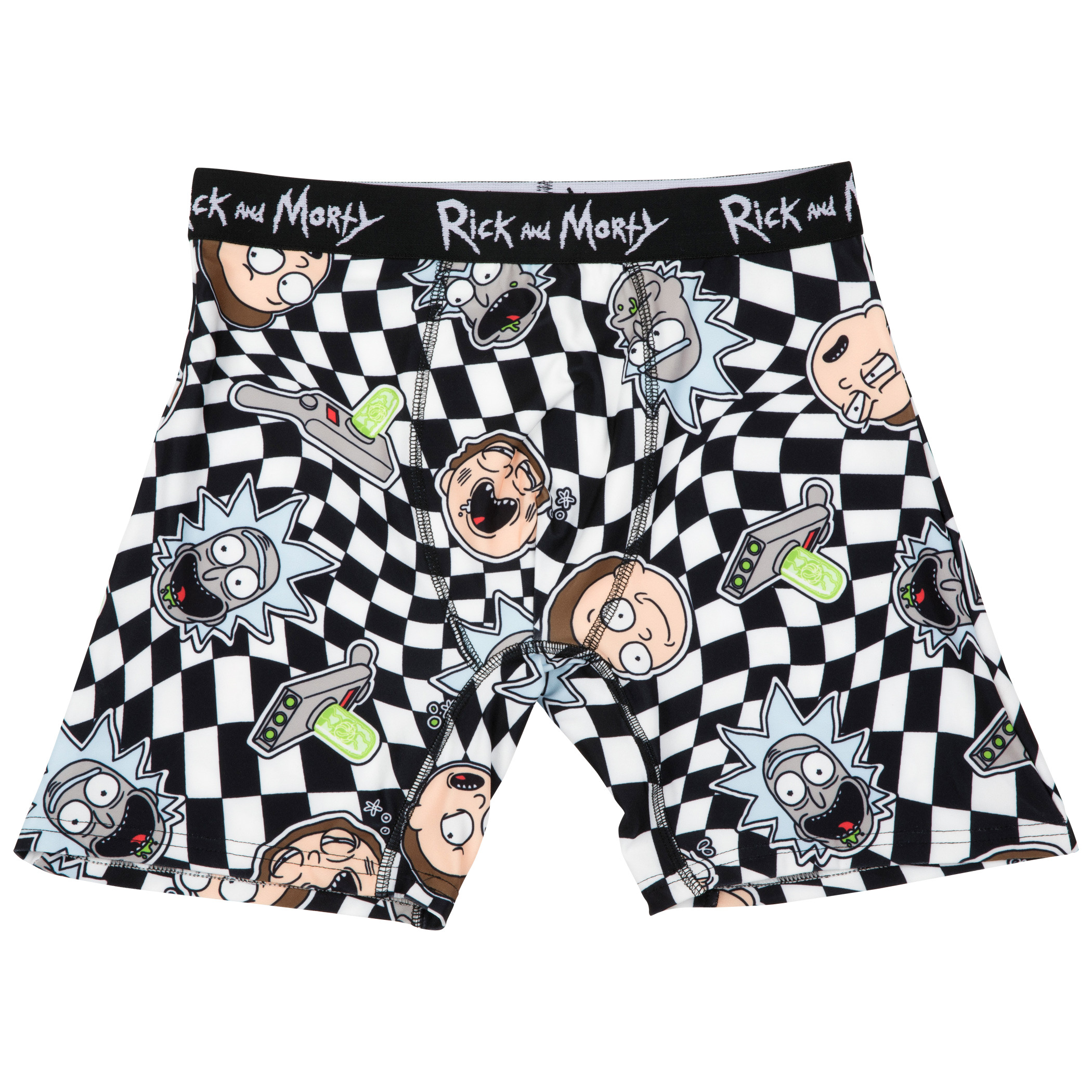 Rick And Morty Optical Illusion Boxer Briefs